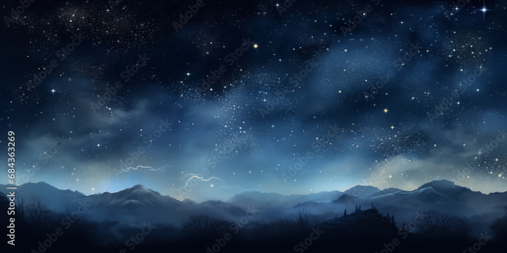 Fototapeta premium Abstract starry sky background