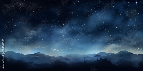 Abstract starry sky background