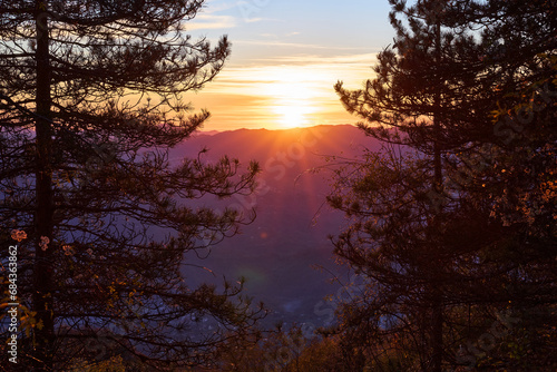 Sunset at Monte Livata, Monti Simbruini Natural Regional Park 