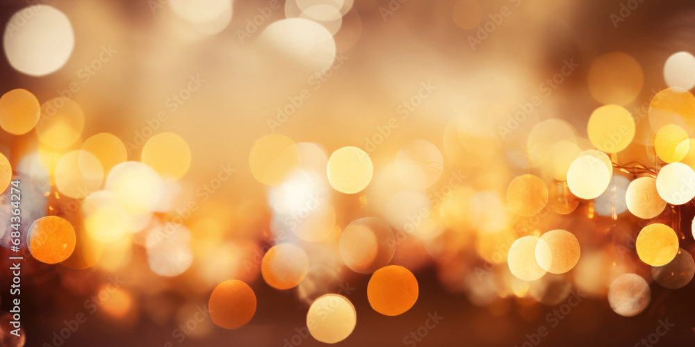 cascade of colorful bokeh lights set against a warm, golden background, evoking a festive ambiance cascade of colorful bokeh lights set against a warm, golden background, evoking a festive ambiance