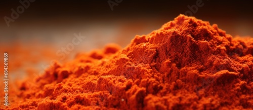 Close-up of paprika spice. Adds heat to Spanish chorizo and Indian cuisine. photo