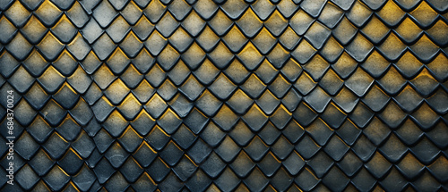 Textured pattern of reticulated python scales for background. Wallpaper illustration.