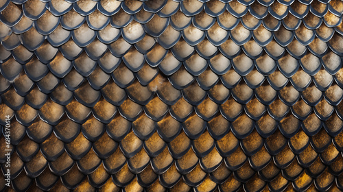 Textured pattern of reticulated python scales for background. Wallpaper illustration.