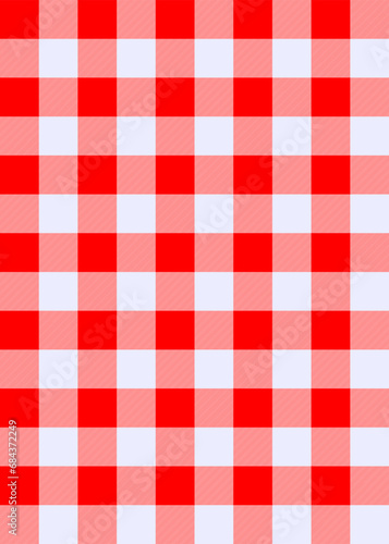 Gingham pattern template. Vector design.