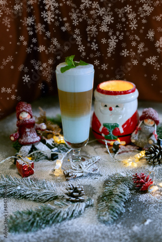 christmas mulled latte