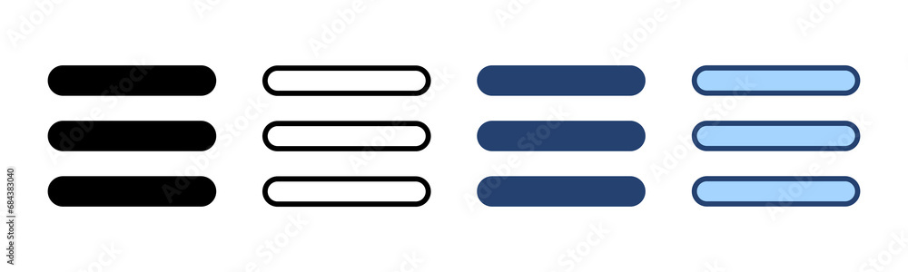 Menu icon vector. web menu sign and symbol. hamburger menu symbol Menu icon vector. web menu sign and symbol. hamburger menu symbol