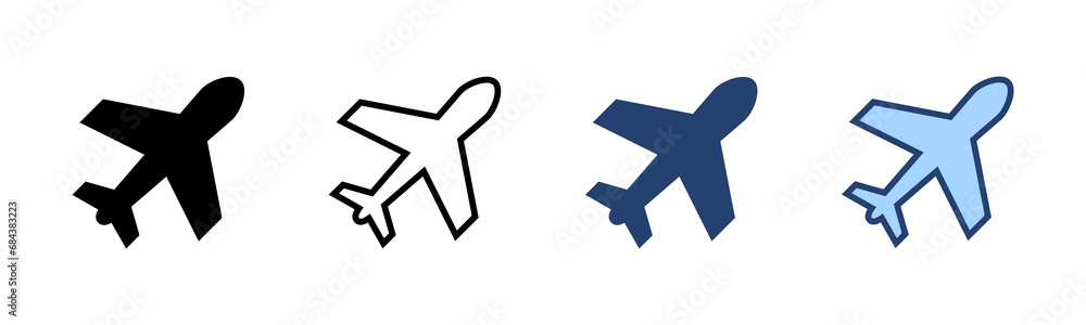 Plane icon vector. Airplane sign and symbol. Flight transport symbol. Travel sign. aeroplane Plane icon vector. Airplane sign and symbol. Flight transport symbol. Travel sign. aeroplane