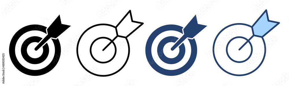 Target icon vector. goal icon vector. target marketing sign and symbol Target icon vector. goal icon vector. target marketing sign and symbol