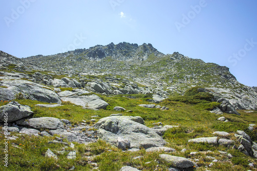 Landscape of Rila Mountain near Kalin peak, Bulgaria © hdesislava