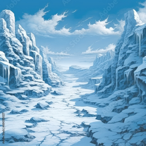 Winter's Whisper: A Journey Through Snowy Landscapes © Sekai