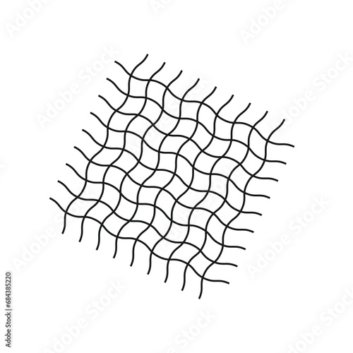 fishing net icon vector