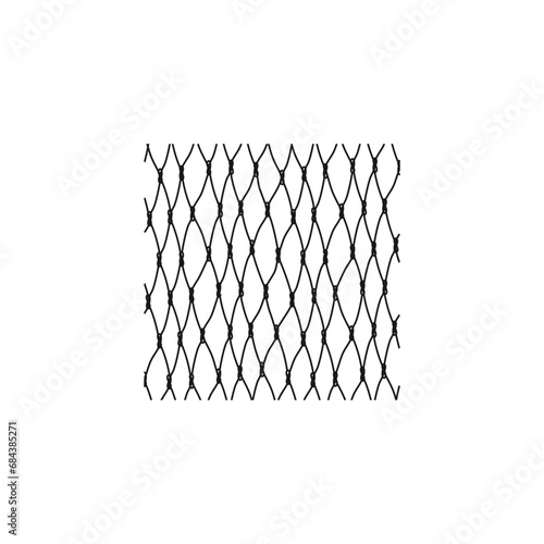 fishing net icon vector