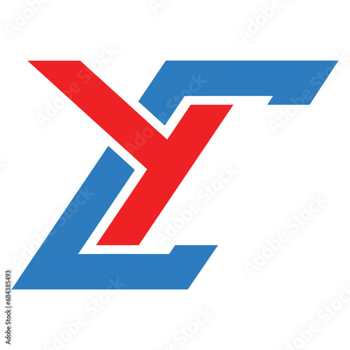 letter yc logo vector