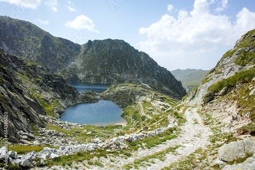 Landscape of Rila Mountain near Kalin peak, Bulgaria