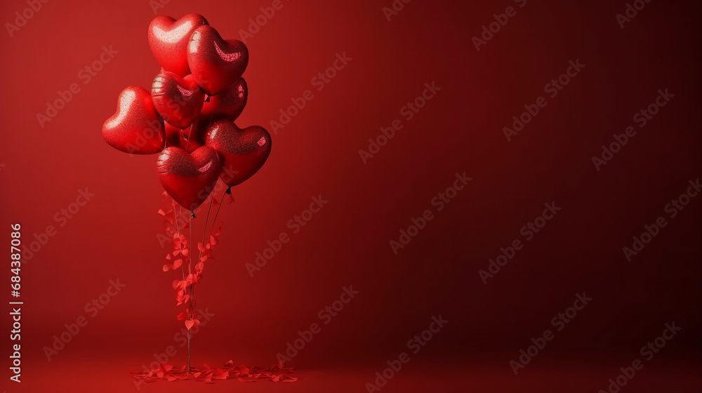 Heart balloon. Valentine's day heart balloon copy space background. The concept of holiday surprise for Valentines Day, New Year or Christmas. Valentine's day concept. Decor concept. Celebrate concept Heart balloon. Valentine's day heart balloon copy space background. The concept of holiday surprise for Valentines Day, New Year or Christmas. Valentine's day concept. Decor concept. Celebrate concept