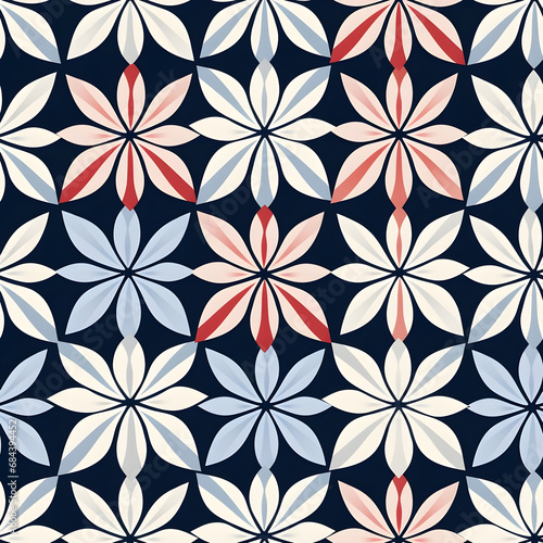 Motif Geometric Pattern 1