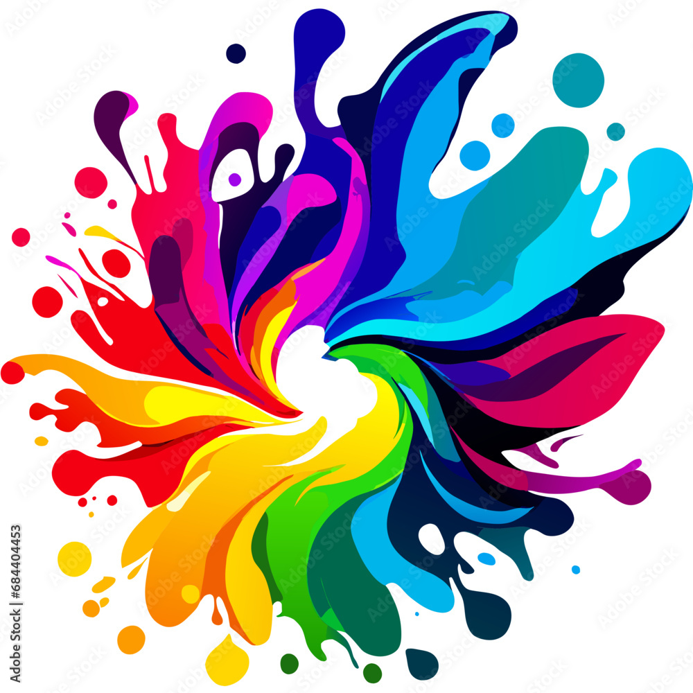 Naklejka premium abstract colorful background
