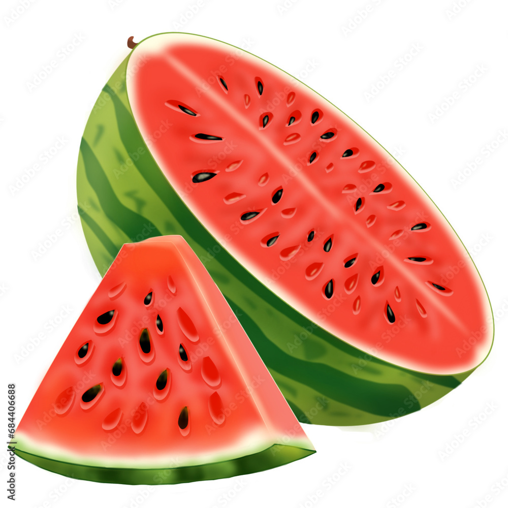 Red watermelon fruit Red watermelon fruit