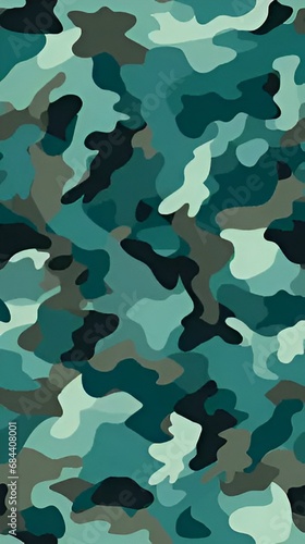 green camouflage pattern | generative AI