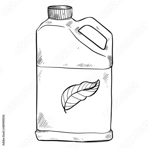 grasscutter hand drawn illustration