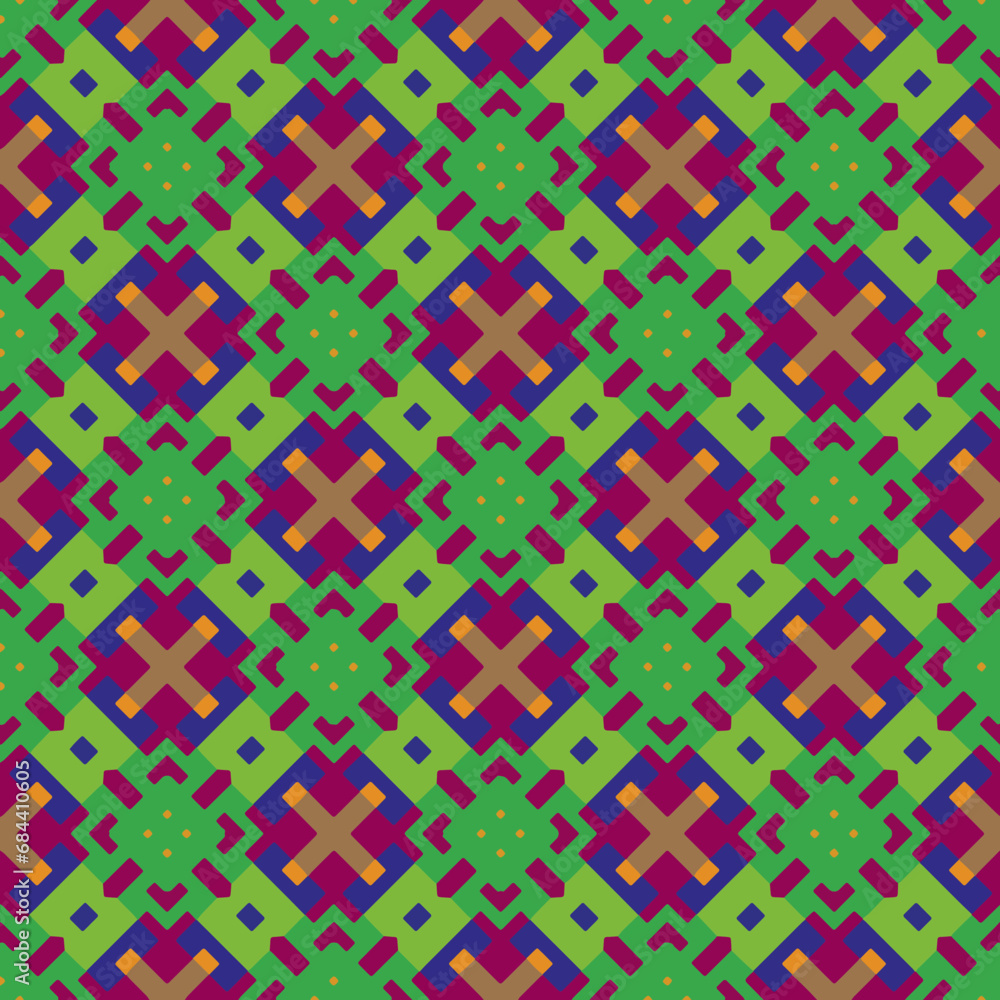 Abstraction in art. Seamless background with repeat pattern. 