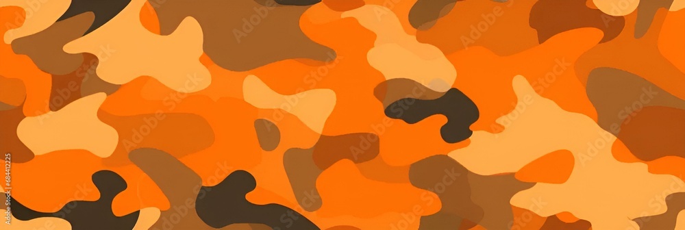 orange camouflage pattern | generative AI orange camouflage pattern | generative AI