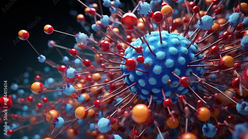 A detailed portrayal of nanoscale molecular assemblies showcasing intricate atomic interactions and precision. A detailed portrayal of nanoscale molecular assemblies showcasing intricate atomic interactions and precision.
