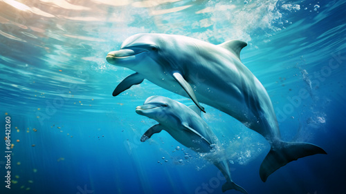 Dolphin Concept Illustration © Montana Photo&Design
