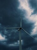 Wind Turbine Amongst A Storm