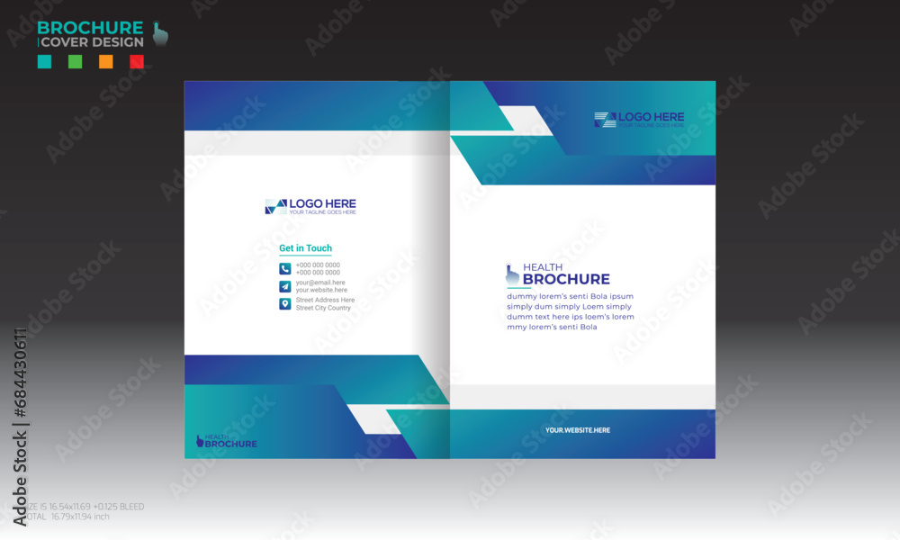 brochure cover for any company use