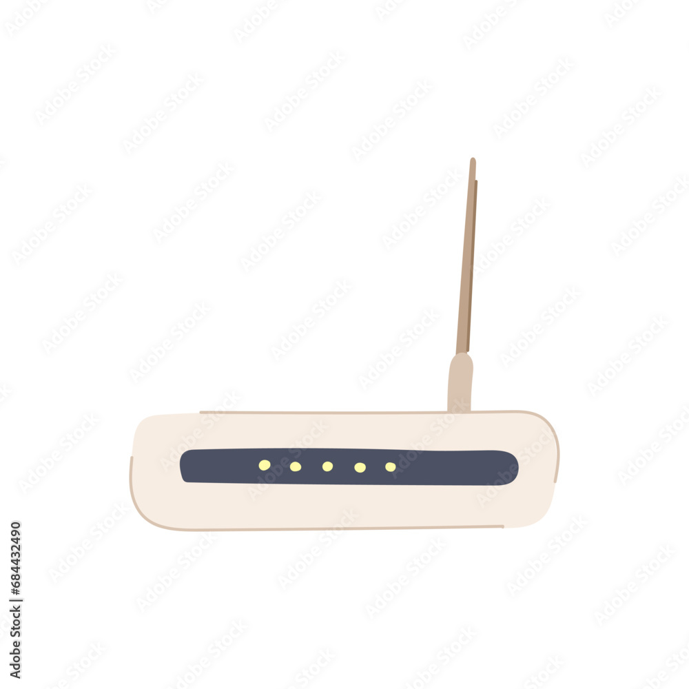 web dsl modem cartoon. wlan a, broadband ethernet, lan net web dsl modem sign. isolated symbol vector illustration web dsl modem cartoon. wlan a, broadband ethernet, lan net web dsl modem sign. isolated symbol vector illustration