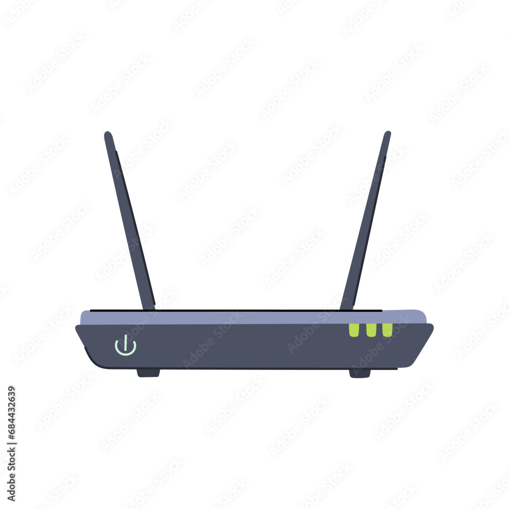 a dsl modem cartoon. broadband ethernet, lan net, wifi speed a dsl modem sign. isolated symbol vector illustration a dsl modem cartoon. broadband ethernet, lan net, wifi speed a dsl modem sign. isolated symbol vector illustration