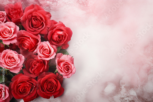 bouquet of roses for Valentine day Generated By Ai 