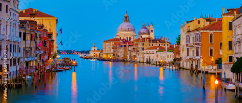 Canals of Venice Italy during summer in Europe,Architecture and landmarks of Venice. Italy
