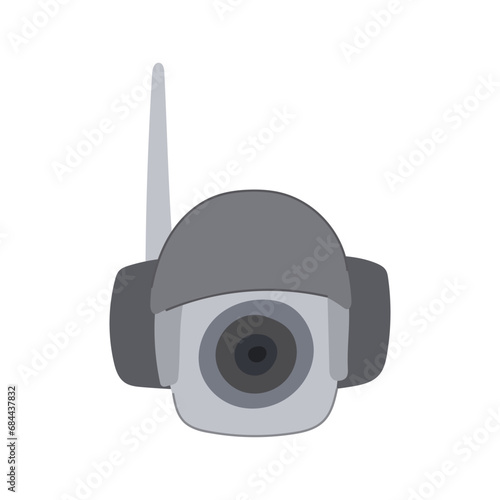 technology ip camera cartoon. control cam, guard internet, equment lens technology ip camera sign. isolated symbol vector illustration