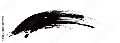 筆の質感。墨。インク。筆模様。筆の筆跡素材。ブラシストローク。