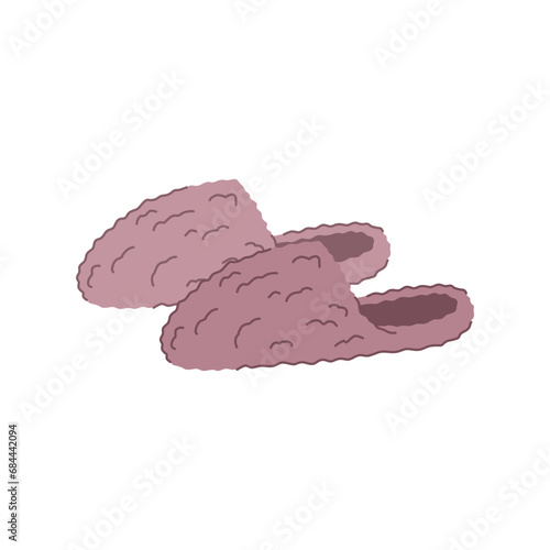 male man slippers cartoon. home feet, person pajamas, bathroom night male man slippers sign. isolated symbol vector illustration