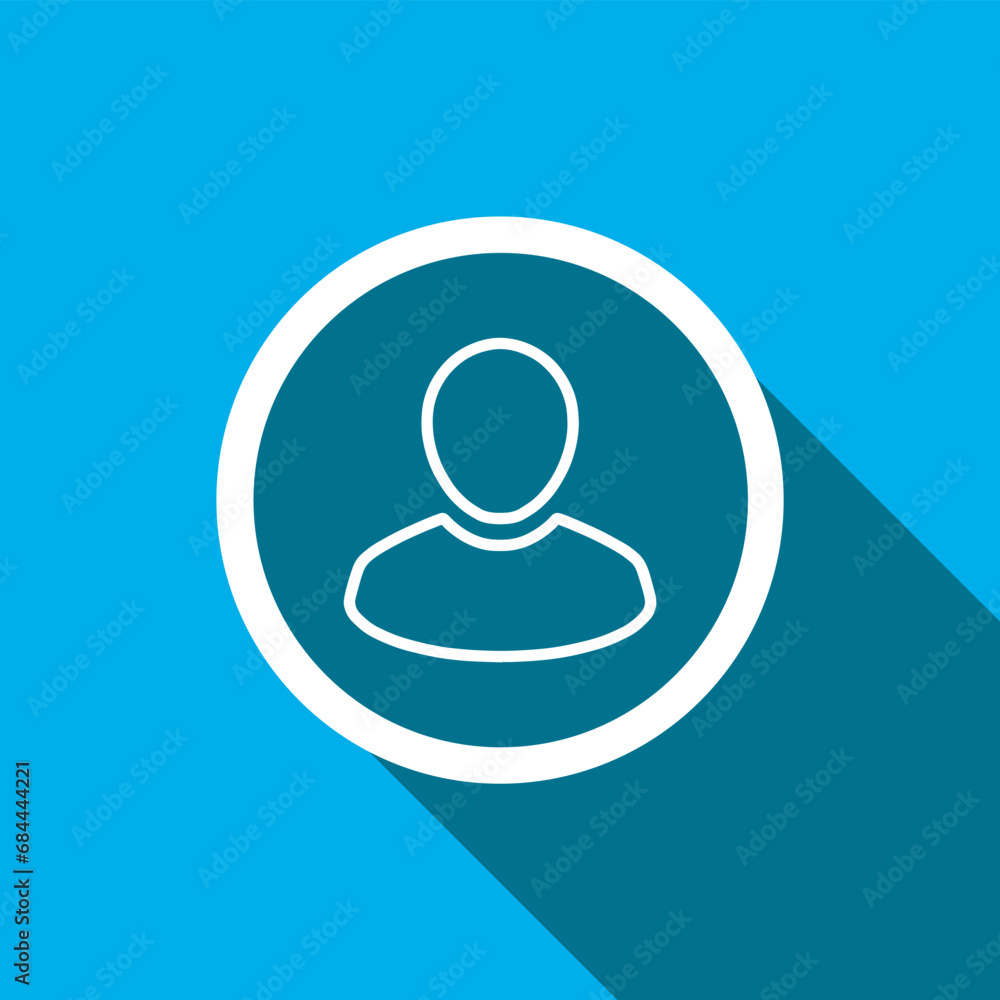 User Icon Vector. Profile icon vector in trendy flat style. Profile icon image, Profile icon illustration isolated on blue background User Icon Vector. Profile icon vector in trendy flat style. Profile icon image, Profile icon illustration isolated on blue background