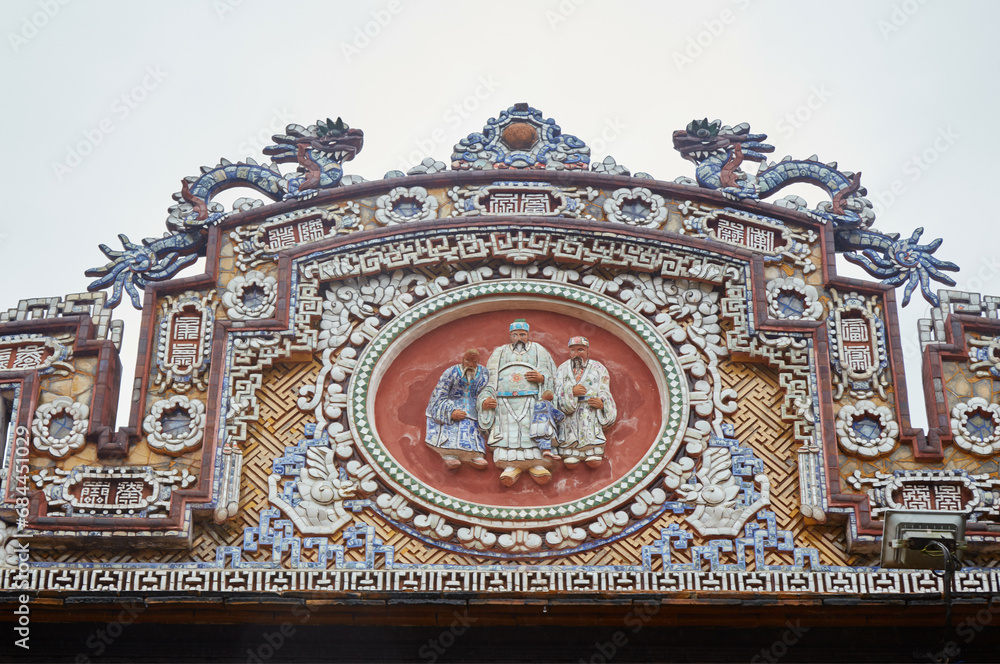 The Hue Citadel, the ancestral home of the Nguyen clan in Hue, Vietnam The Hue Citadel, the ancestral home of the Nguyen clan in Hue, Vietnam