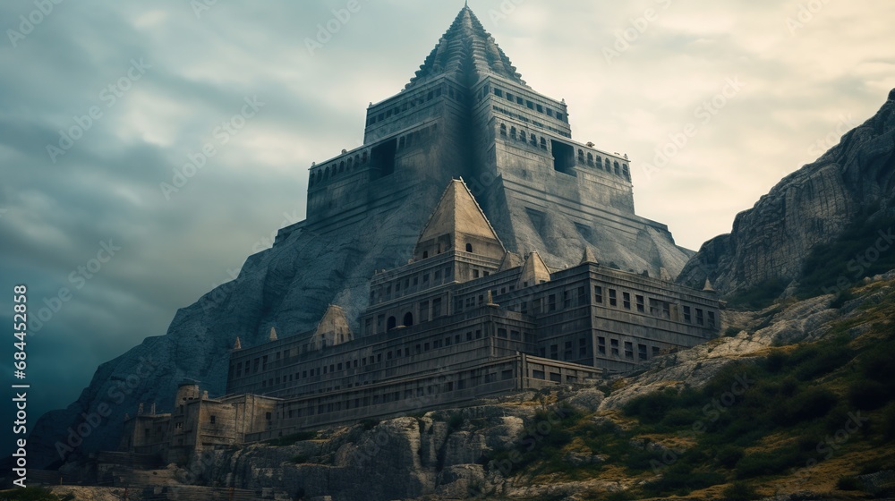 The Pyramid of the Sun, also known as the Pyramid of the Sun, is a 3d