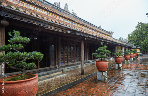 The Hue Citadel, the ancestral home of the Nguyen clan in Hue, Vietnam photo