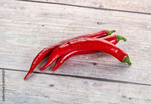Hot and spicy chili pepper