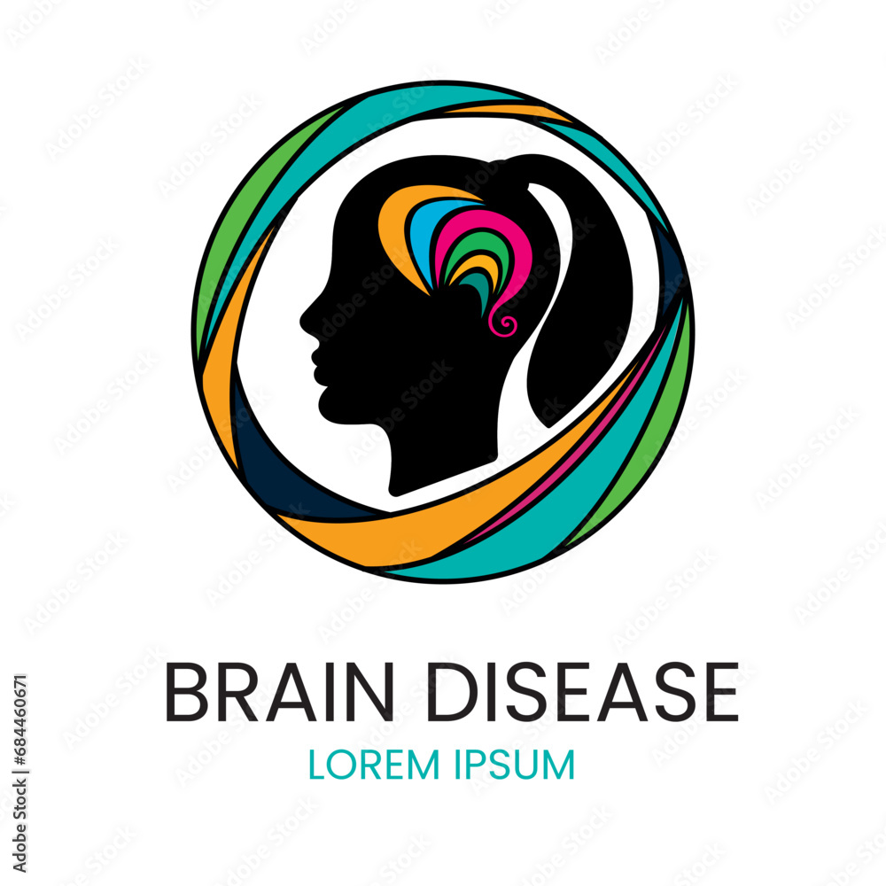 Logo for organizations that deal with brain diseases