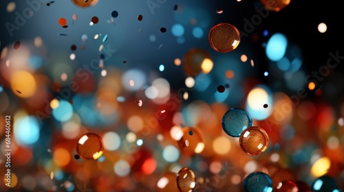 Confetti Falling On Festive Concert Crowd , Background HD, Illustrations