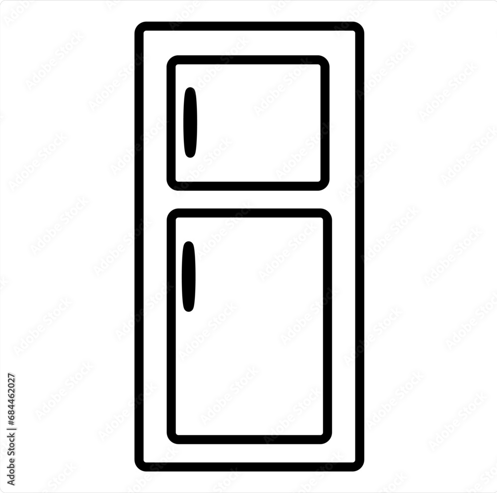refrigerator isolated on white background refrigerator isolated on white background