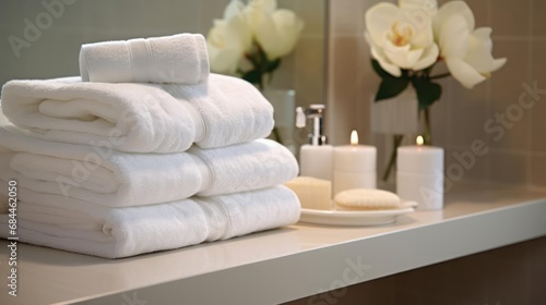 Bathroom with towels