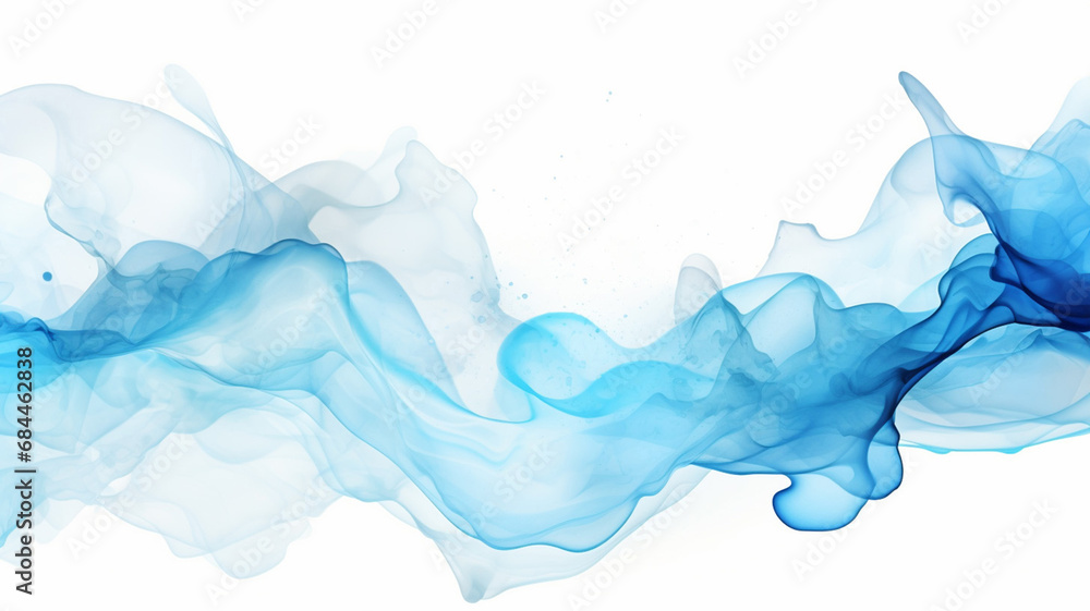 Abstract light soft blue of stain splashing watercolor on white Abstract light soft blue of stain splashing watercolor on white