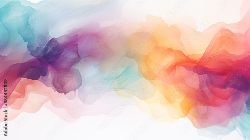 Abstract watercolor background design on white background