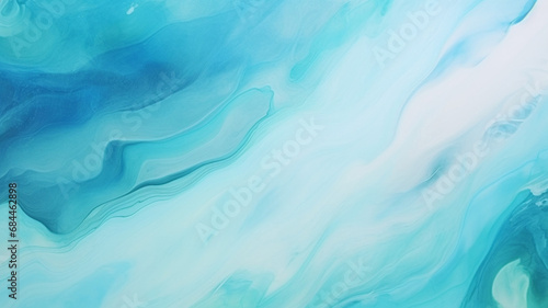 Amazing abstract watercolor paint background by teal color backg