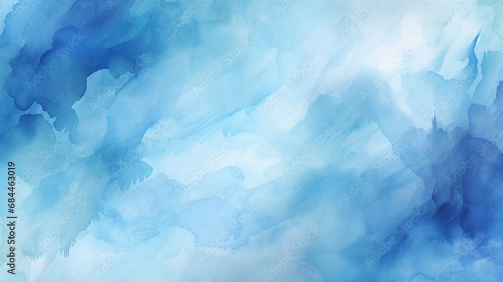 Beautiful blue watercolor background